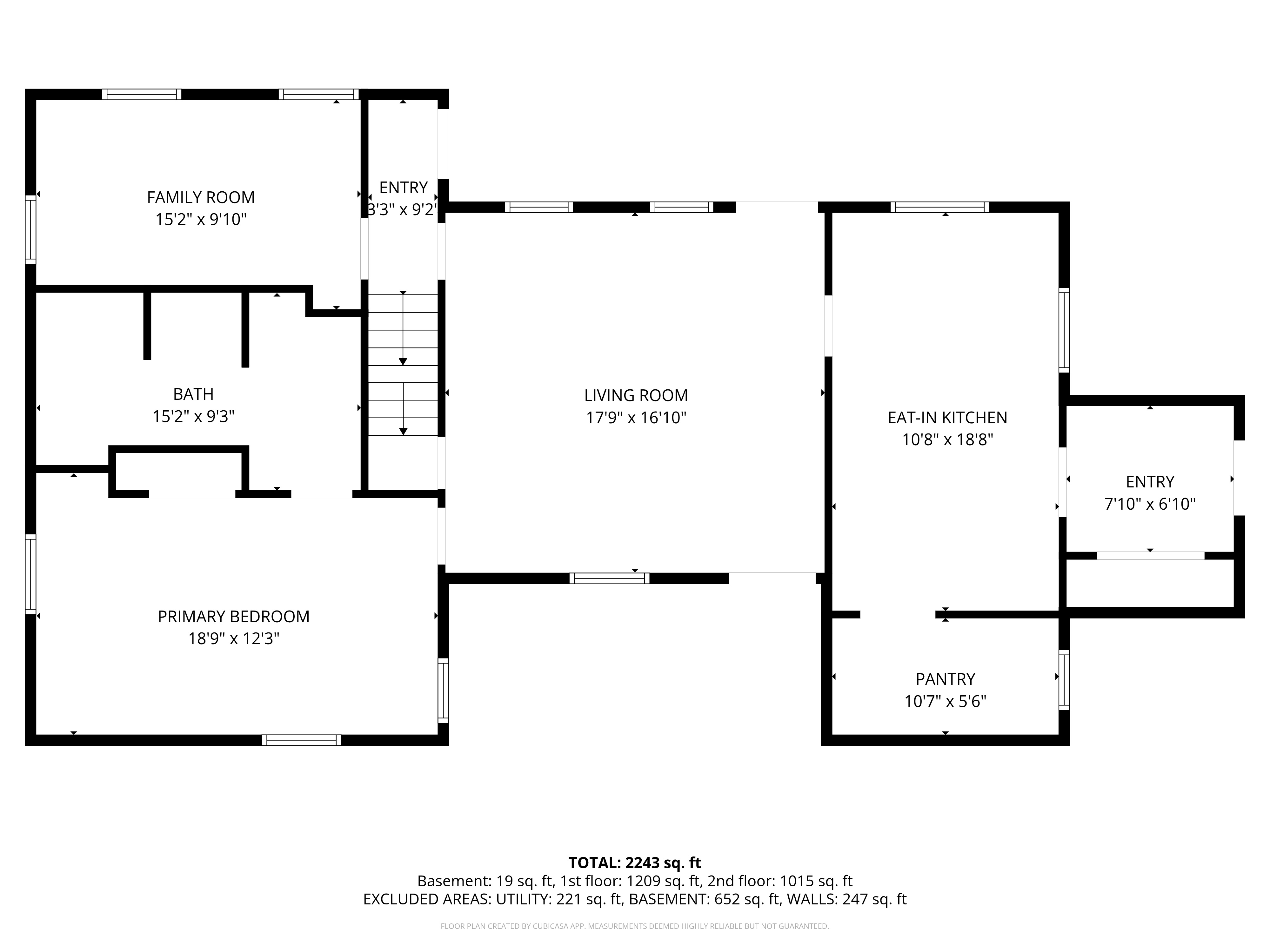 Main level floor plan — 45748 State Highway 111